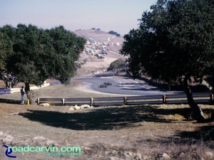 Laguna Seca - A Look Back - Looking Down the Corkscrew Then